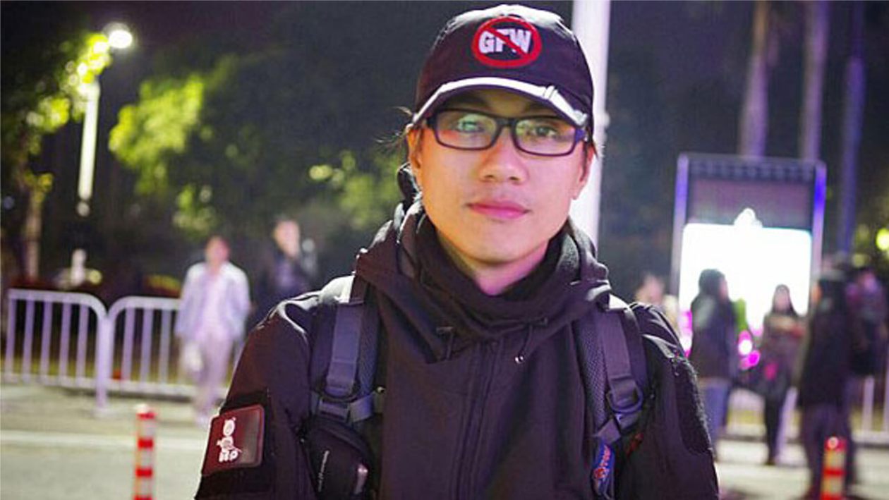 Anti-censorship activist Zhen Jianghua is shown in an undated photo.Social media